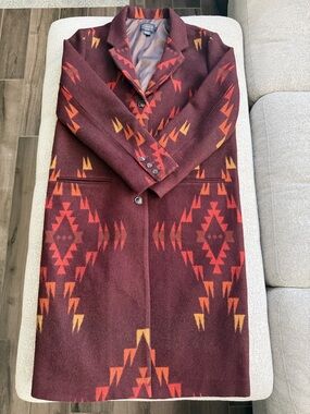 Pendleton Women's Mixed Print Western Jacksonville Jacquard Coat